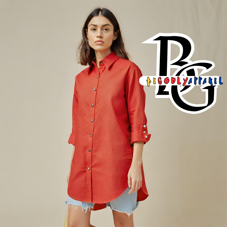 MEN AND WOMEN'S KNEE LENGTH STRONG FABRIC BUTTON DOWN (Available in Many Sizes and Colors)