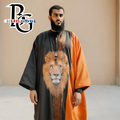 MEN'S CULTURAL "LION FACE" SUIT (ALL SIZES)