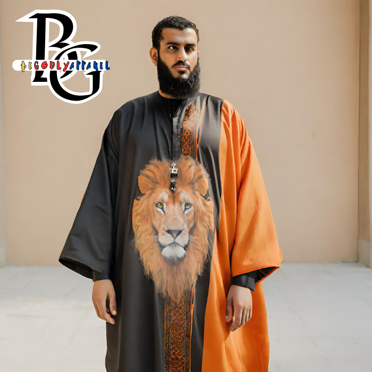 MEN'S CULTURAL "LION FACE" SUIT (ALL SIZES)