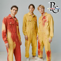 MEN & WOMEN'S "RED PAINT" ONE PIECE JEAN WORK SUIT (ALL SIZES)